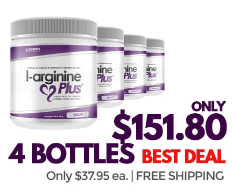 Buy 4 Bottles of L-arginine Plus